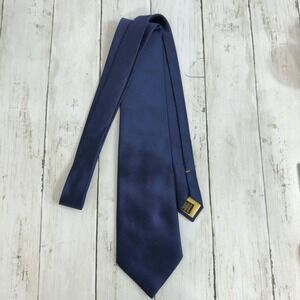 Donald J. Trump Signature Collection Men's Vintage Navy Gold Silk Necktie Crest